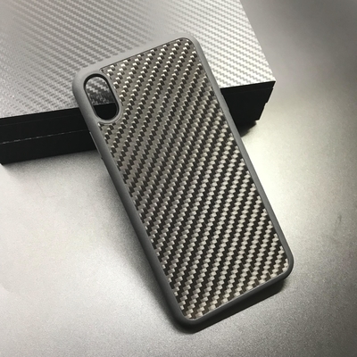 Glossy Carbon Fiber Products TPU 3K Twill Carbon Fibre Mobile Phone Case