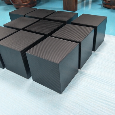Durable Carbon Fiber Cube Box Custom Various Sized For Imaging Calibration Usage