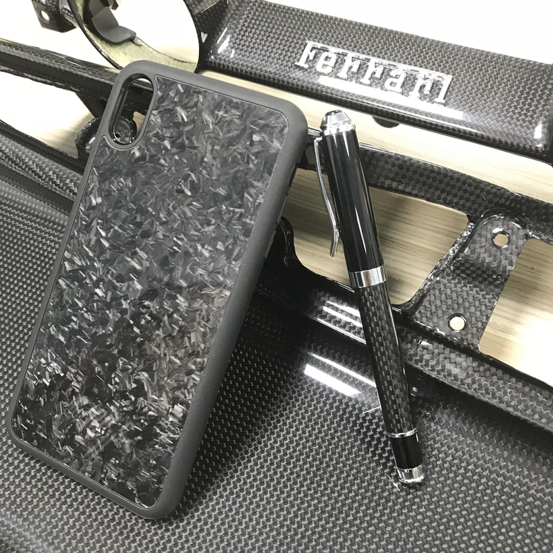 Commercial Tpu Forged Carbon Fiber Cell Phone  For IPhone Samsung And Huawei
