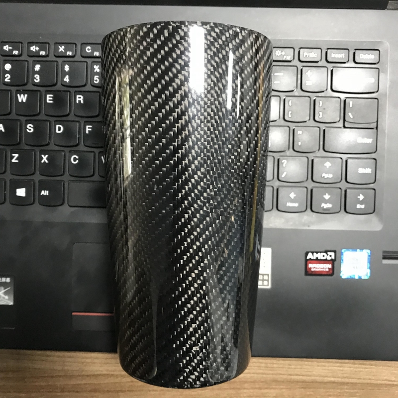 Custom Gorgeous Carbon Fiber Stainless Steel Water Cup for Vehicle Use