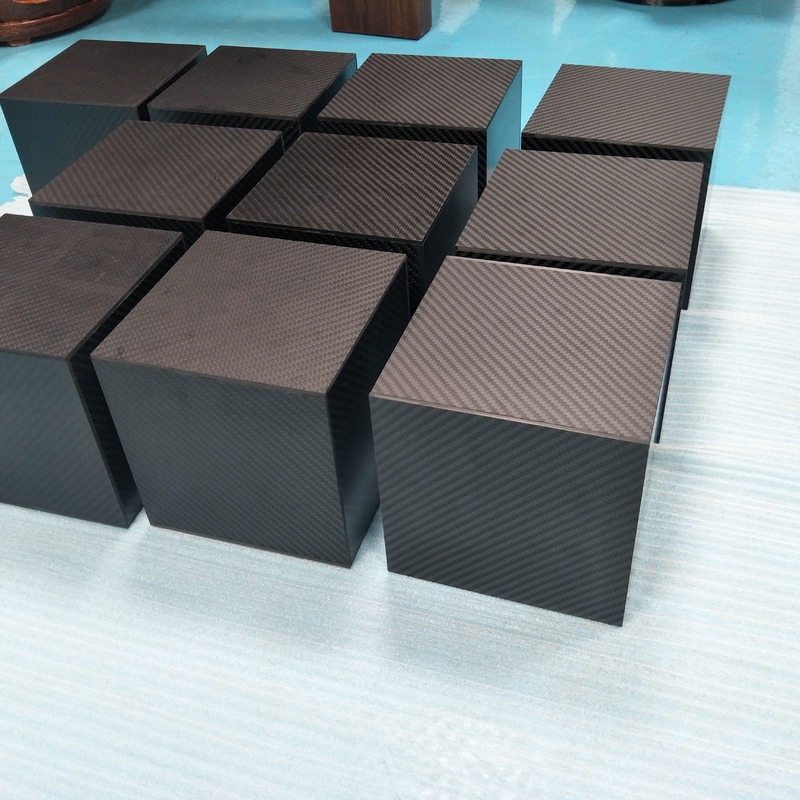 Durable Carbon Fiber Cube Box Custom Various Sized For Imaging Calibration Usage