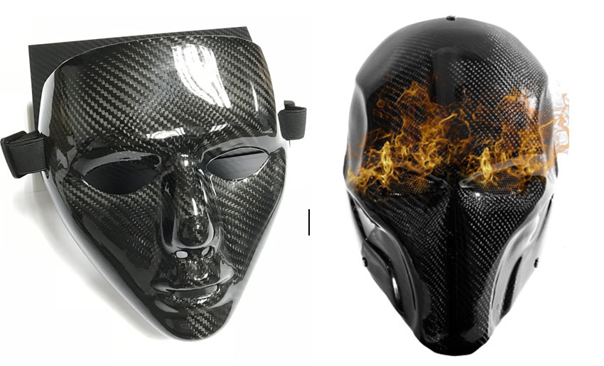 Custom and Wholesale Cool Forged Carbon Fiber Masks for Men and Women