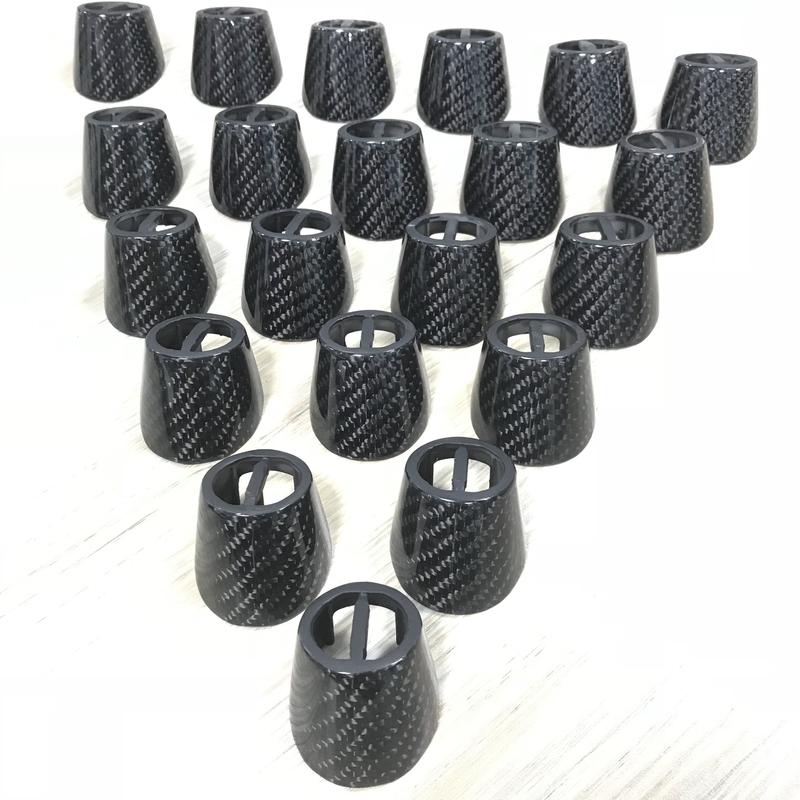 Custom carbon fiber tuning car shift lever knob wrap carbon fiber Alcantara modify